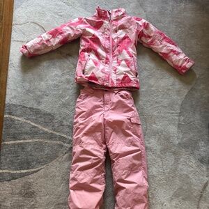 Girls ski jacket and pants Medium